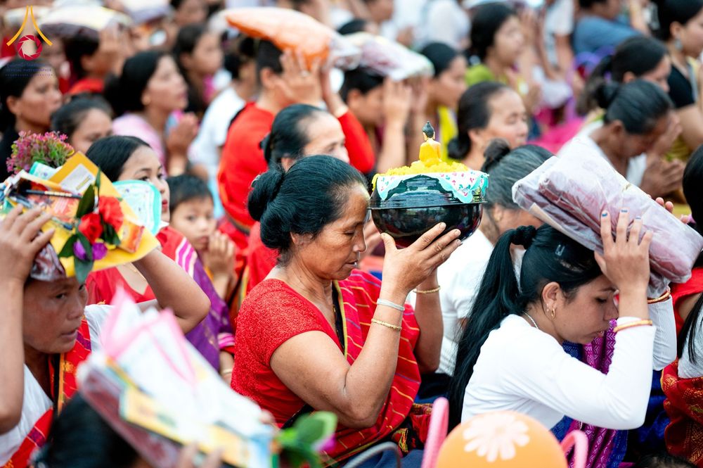 ภาพ No.176235:พิธีทอดกฐินสมทบ โดยมูลนิธิธรรมกาย ในนามหลวงพ่อธัมมชโย ณ วัดสัทธนารามา บานา วิหาร เมืองไดยุน รัฐอรุนาจาลประเทศ ประเทศอินเดีย วันที่ 15 พฤศจิกายน พ.ศ. 2567