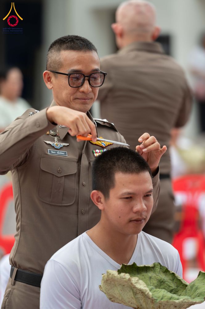 ภาพ No.349301:วันจันทร์ที่ 14 กันยายน พ.ศ.2569  พิธีตัดปอยผมนักเรียนนายสิบธรรมทายาท  "โครงการบรรพชาและพัฒนาศีลธรรม นักเรียนนายสิบตำรวจรุ่นที่ 16“  ณ ศูนย์ฝึกอบรมตำรวจภูธร ภาค 1  จ.สระบุรี