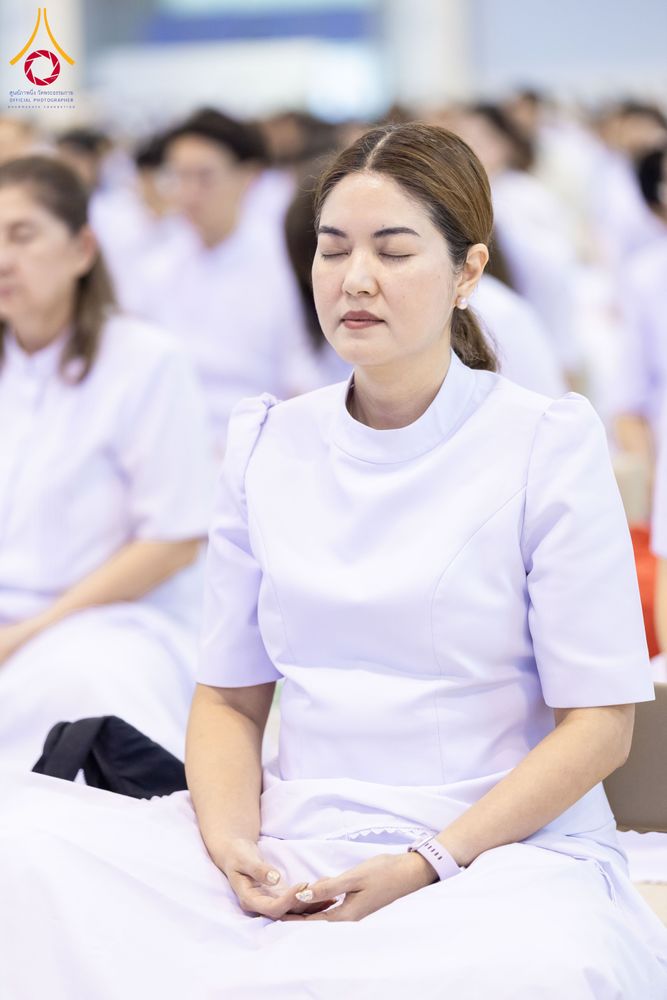 ภาพ No.287582:วันที่ 1 มกราคม พ.ศ. 2569 พิธีบูชาข้าวพระ ณ สภาธรรมกายสากล วัดพระธรรมกาย