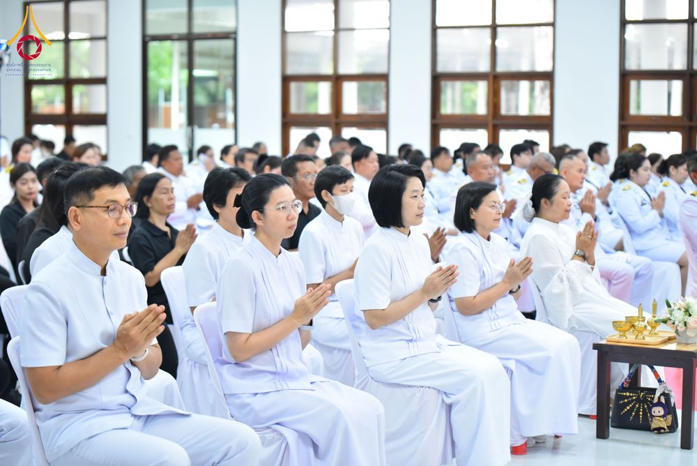 ภาพ No.280667:วันศุกร์ที่ 12 ธันวาคม พ.ศ.2568 พิธีบำเพ็ญกุศลปัญญาสมวาร (50 วัน) อุทิศถวายพระราชกุศลแด่ “พระพันปีหลวง” ณ วัดพระธรรมกาย