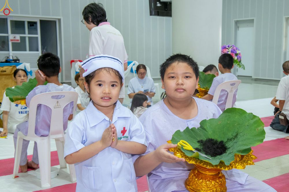 ภาพ No.316787:วันเสาร์ที่ 28 มีนาคม พ.ศ.2569 พิธีปลงผมนาคธรรมทายาท โครงการสามเณรยุวธรรมทายาท รุ่นที่ 34 โครงการสามเณรมัชฌิมธรรมทายาท รุ่นที่ 30 ณ มหารัตนวิหารคด 13 วัดพระธรรมกาย