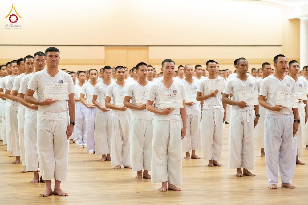 ภาพ No.351230:วันที่ 21 กันยายน พ.ศ. 2569 พิธีปิดโครงการบรรพชาพัฒนาคุณธรรม จริยธรรม  สำหรับนักเรียนนายสิบตำรวจ (นสต.) รุ่นที่ 16 ศูนย์ฝึกอบรมตำรวจภูธรภาค 1