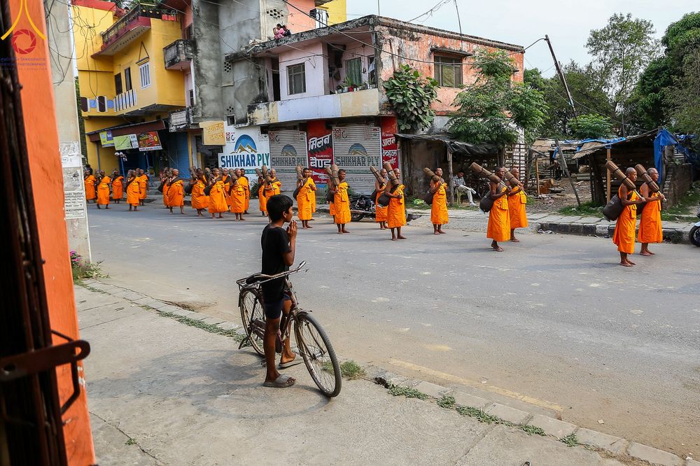 ภาพ No.317023:วันเสาร์ที่ 28 มีนาคม พ.ศ.2569 ธรรมยาตราจาริก ณ ซุ้มประตูลุมพินีเกต(Lumbini Gate) ประเทศเนปาล