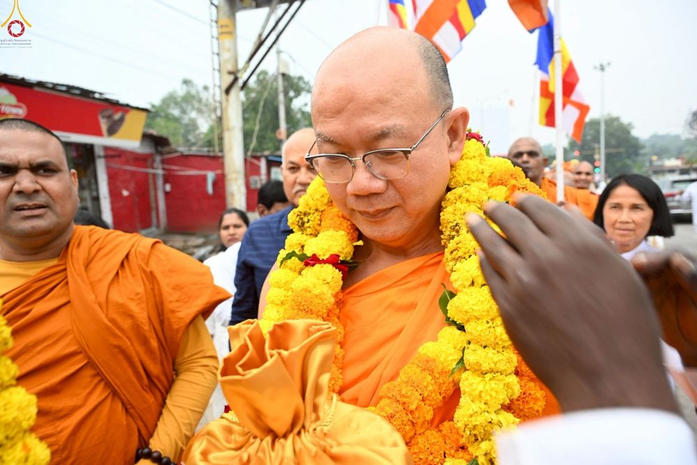 ภาพ No.263461:วันที่ 18 ตุลาคม พ.ศ. 2568 พิธีแห่กฐิน และกฐินสมทบหลวงพ่อ ธัมมชโย  ถวายแด่ วัดพุทธภูมิ เมืองโภปาล รัฐมัธยประเทศ ประเทศอินเดีย 