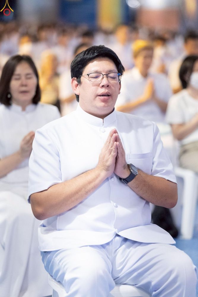 ภาพ No.241228:วันพุธที่ 27 สิงหาคม พ.ศ. 2568 พิธีฉลองชัยสวดมนต์ บทธัมมจักกัปปวัตตนสูตร ครบ 7,650,575,757 จบ ในวันธรรมชัย วัดพระธรรมกาย
