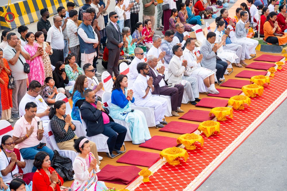 ภาพ No.317072:วันเสาร์ที่ 28 มีนาคม พ.ศ.2569 ธรรมยาตราจาริก ณ ซุ้มประตูลุมพินีเกต(Lumbini Gate) ประเทศเนปาล