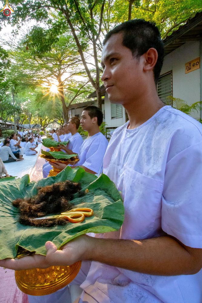 ภาพ No.319762:วันอาทิตย์ที่ 5 เมษายน พ.ศ.2569 พิธีตัดปอยผม และปลงผมนาคธรรมทายาท โครงการบรรพชาและอุปสมบทหมู่ รุ่นบูชาธรรม 82 ปี หลวงพ่อธัมมชโย