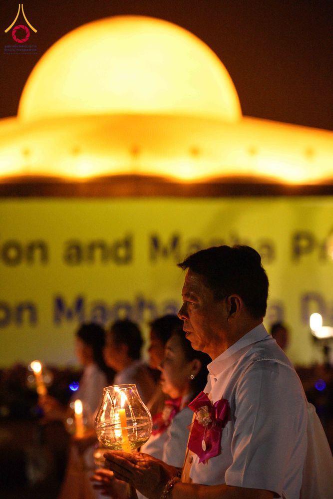 ภาพ No.312269:วันอังคารที่ 3 มีนาคม พ.ศ.2569 พิธีเวียนประทักษิณและจุดมาฆประทีป (ภาพชุดที่ 2) ณ ลานธรรมพระมหาธรรมกายเจดีย์ วัดพระธรรมกาย