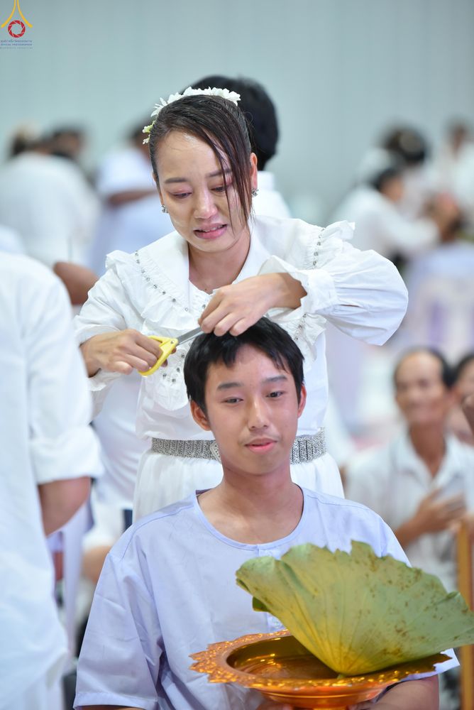 ภาพ No.316800:วันเสาร์ที่ 28 มีนาคม พ.ศ.2569 พิธีปลงผมนาคธรรมทายาท โครงการสามเณรยุวธรรมทายาท รุ่นที่ 34 โครงการสามเณรมัชฌิมธรรมทายาท รุ่นที่ 30 ณ มหารัตนวิหารคด 13 วัดพระธรรมกาย