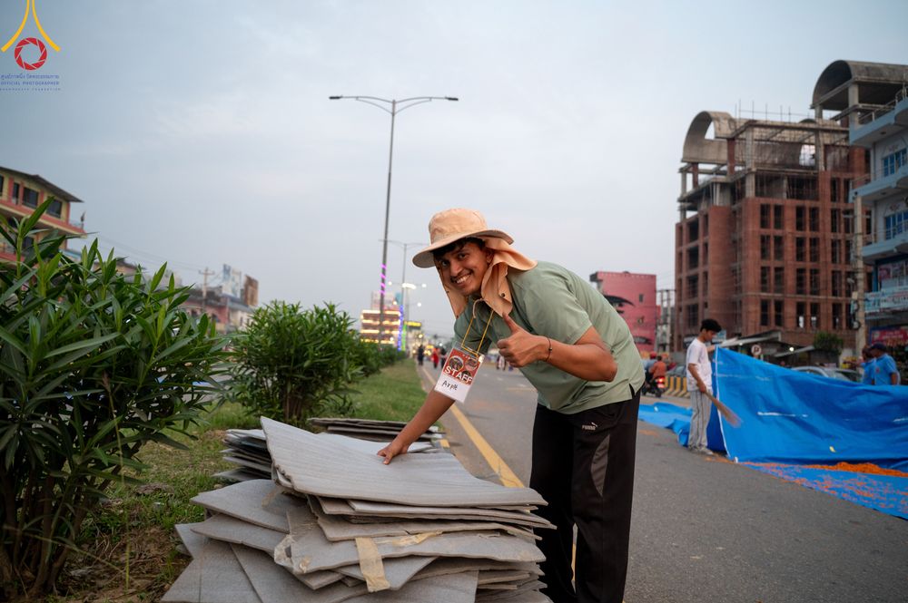 ภาพ No.317110:วันเสาร์ที่ 28 มีนาคม พ.ศ.2569 ธรรมยาตราจาริก ณ ซุ้มประตูลุมพินีเกต(Lumbini Gate) ประเทศเนปาล