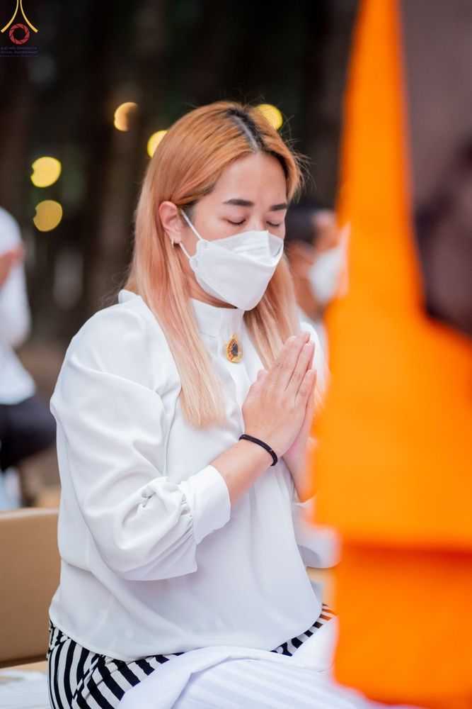 ภาพ No.69070:พิธีต้อนรับพระธรรมยาตรา ในโครงการธรรมยาตรากตัญญูบูชา มหาปูชนียาจารย์ พระมงคลเทพมุนี(สด จนฺทสโร) พระผู้ปราบมาร อนุสรณ์สถาน 7 แห่ง ปีที่ 11 วันที่ 3 มกราคม พ.ศ. 2566 ณ อนุสรณ์สถานมหาวิหารพระมงคลเทพมุนี จ.สุพรรณบุรี