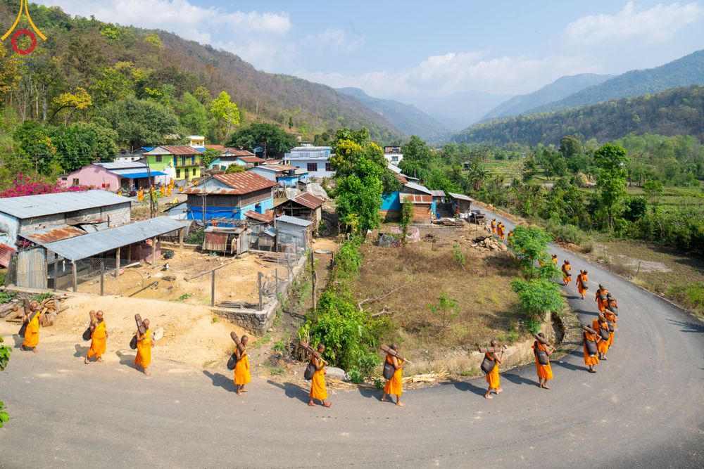 ภาพ No.315755:วันอังคารที่ 24 มีนาคม พ.ศ.2569 ธรรมยาตราจาริก ณ ป่ามหาวัน ประเทศเนปาล