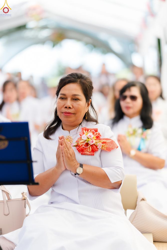 ภาพ No.286120:วันที่ 13 กรกฎาคม พ.ศ. 2568  พิธีทอดผ้าป่าฉลอง 13 ปี  วัดพระธรรมกายสวิตเซอร์แลนด์