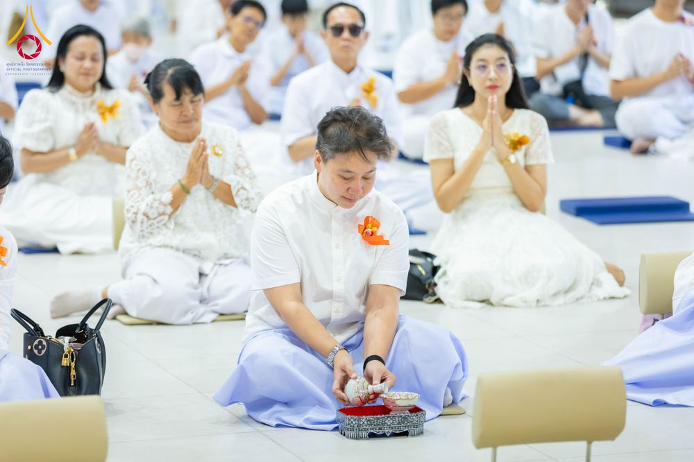 ภาพ No.315713:วันอาทิตย์ ที่ 22 มีนาคม พ.ศ. 2569 พิธีทอดผ้าป่าฉลองพระประธาน พิธีประดิษฐานพระบรมสารีริกธาตุในองค์พระประธาน พิธีจารึกชื่อบรรจุในแผ่นฌาน ณ ศูนย์ปฏิบัติธรรมสมุทรปราการ (บางบ่อ)