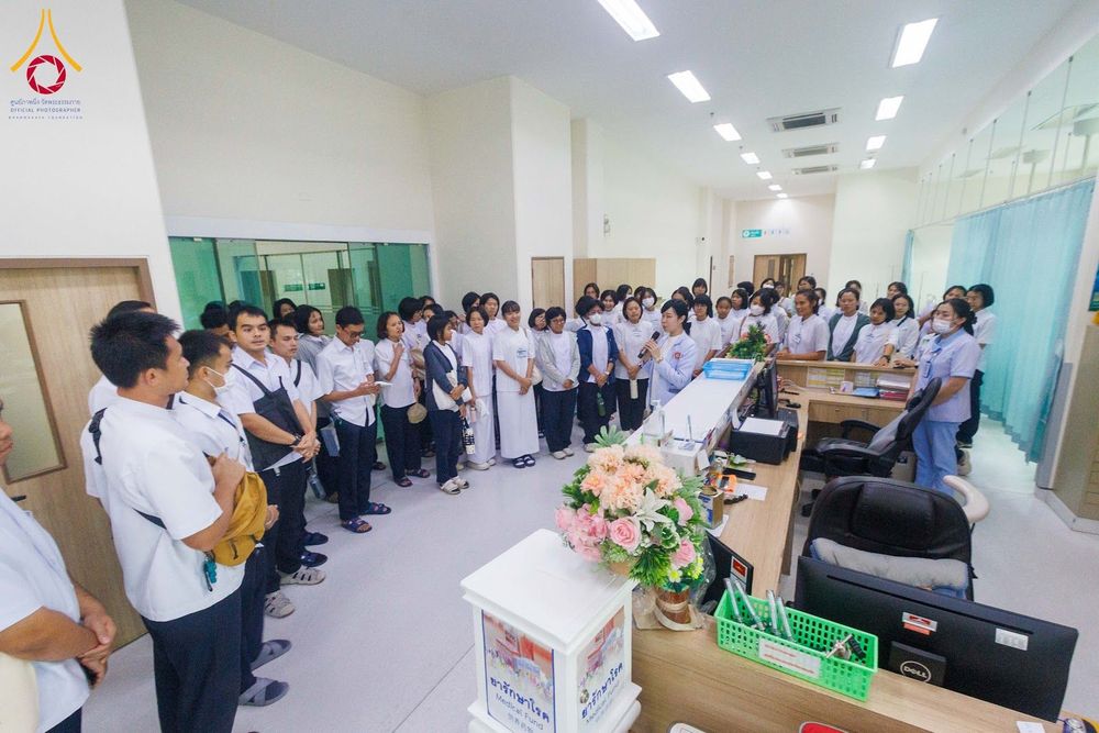 ภาพ No.346175:วันศุกร์ที่ 28 สิงหาคม พ.ศ 2569  บุคลากรใหม่รุ่นที่ 29 เยี่ยมชมศูนย์การแพทย์บุญรักษา ณ วัดพระธรรมกาย