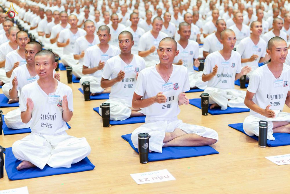 ภาพ No.340354:วันที่ 23 กรกฎาคม พ.ศ. 2569 พิธีเปิดโครงการพัฒนาคุณธรรม จริยธรรม สำหรับนักเรียนนายสิบตำรวจ (นสต.) รุ่นที่ 17 ศูนย์ฝึกอบรมตำรวจภูธรภาค 1 ระหว่างวันที่ 23-27 กรกฏาคม 2569 ( 5 วัน 4 คืน) ณ ศูนย์ปฏิบัติธรรมเวิล์ดพีช วัลเล่ย์ (World Peace Valley) เขาใหญ่  ต.ห
