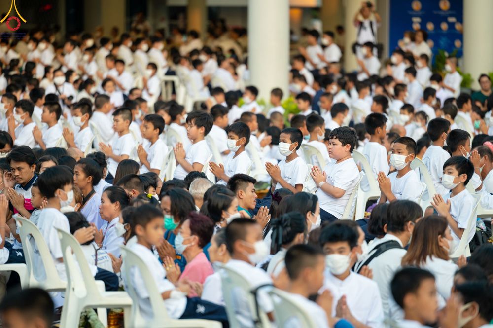 ภาพ No.78415:พิธีตัดปอยผม โครงการหน่อแก้วเปรียญธรรมรุ่นที่ 11  วันที่ 26 มีนาคม พ.ศ.2566  ณ หมู่กุฏิสามเณร อาคารค่ายจองแชมป์ วัดพระธรรมกาย