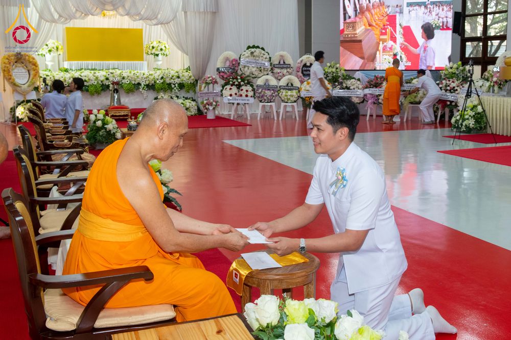 ภาพ No.314893:วันอาทิตย์ที่ 22 มีนาคม พ.ศ. 2569 พิธีบำเพ็ญกุศล คุณพ่อณรงค์ จินตมากุล  สิริอายุ 99 ปี 11 เดือน โยมบิดา พระครูปลัดรัตนวีรวัฒน์ (รังสฤษดิ์ อิทฺธิจินตโก) ที่ปรึกษาเจ้าคณะจังหวัดปทุมธานี เจ้าอาวาสวัดพระธรรมกาย  ณ ห้องปลูกศรัทธา 2 วัดพระธรรมกาย ปทุมธานี