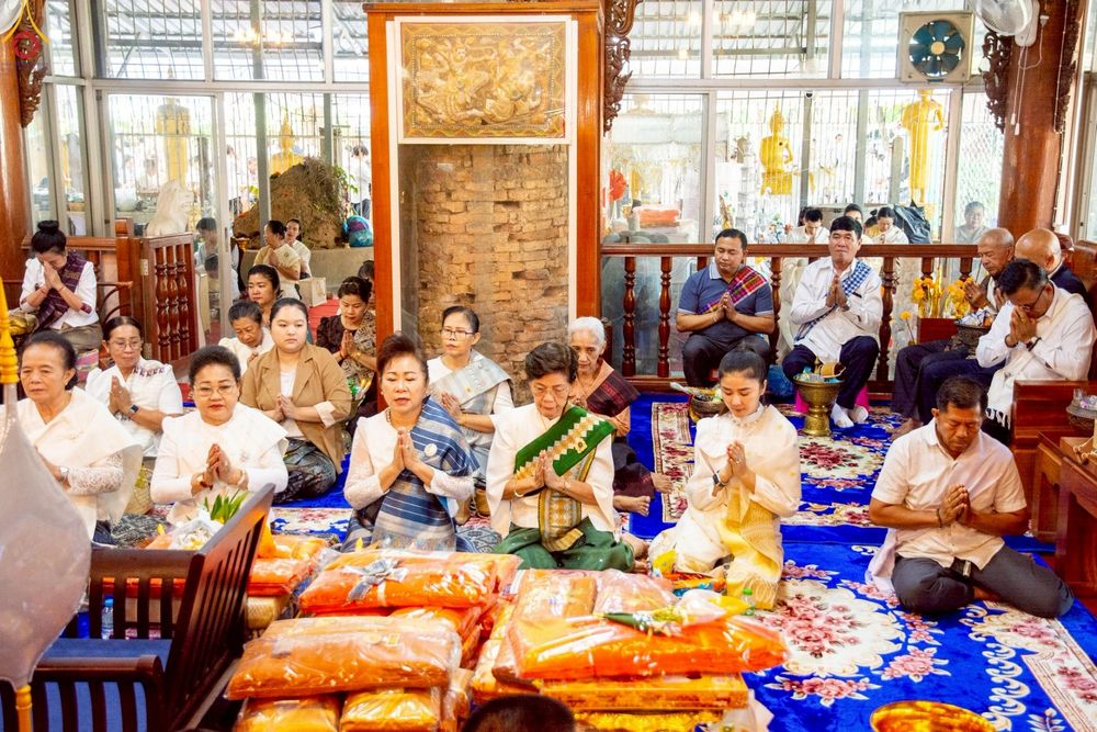 ภาพ No.271712:วันอาทิตย์ที่ 26 ตุลาคม พ.ศ. 2568 กฐินสมทบวัดต่างประเทศ โดยคณะศิษยานุศิษย์ บูชาธรรม 81 ปี  หลวงพ่อธัมมชโย ณ วัดสีอัมพอน นครเวียงจันทน์ สปป.ลาว