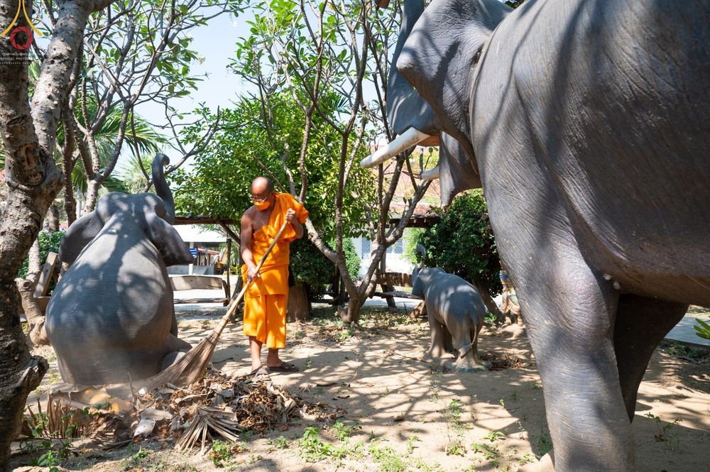 ภาพ No.71731:พระธรรมยาตรา ปฏิบัติศาสนกิจ ทำนุบำรุงศาสนสถาน, สวดธรรมจักร ,ปฏิบัติธรรม ร่วมกับชุมชน,นักเรียนเด็กดีวีสตาร์ และร่วมพิธีทอดผ้าป่าบำรุงศาสนสถาน ในโครงการธรรมยาตรากตัญญูบูชา มหาปูชนียาจารย์ พระมงคลเทพมุนี(สด จนฺทสโร) พระผู้ปราบมาร อนุสรณ์สถาน 7 แห่ง ปีที่ 11