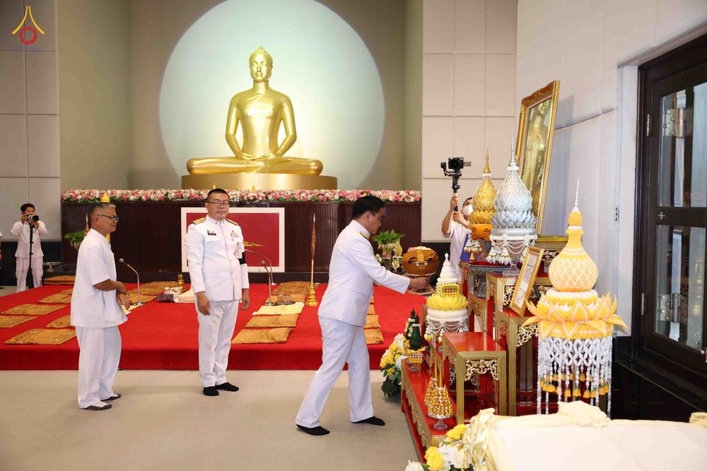 ภาพ No.341856:วันพุธที่ 29 กรกฎาคม พ.ศ. 2569 พิธีอุปสมบทสามเณรประโยค 9 นาคในพระบรมราชานุเคราะห์ ณ โบสถ์พระไตรปิฏก วัดพระธรรมกาย