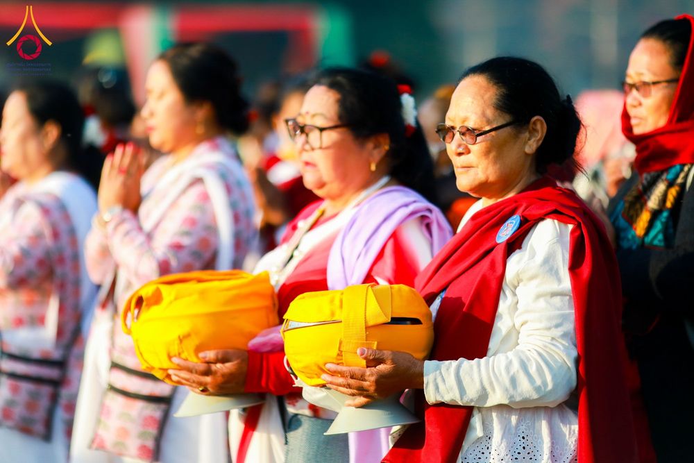 ภาพ No.130465:พิธีบรรพชาธรรมทายาท ในโครงการบรรพชา 1,250 รูป ณ แดนประสูติ สวนลุมพินี ประเทศเนปาล วันที่ 9 มีนาคม พ.ศ. 2567