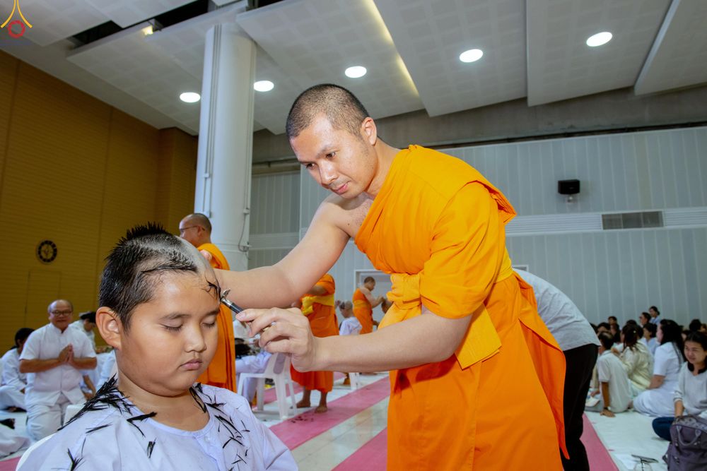 ภาพ No.316868:วันเสาร์ที่ 28 มีนาคม พ.ศ.2569 พิธีปลงผมนาคธรรมทายาท โครงการสามเณรยุวธรรมทายาท รุ่นที่ 34 โครงการสามเณรมัชฌิมธรรมทายาท รุ่นที่ 30 ณ มหารัตนวิหารคด 13 วัดพระธรรมกาย