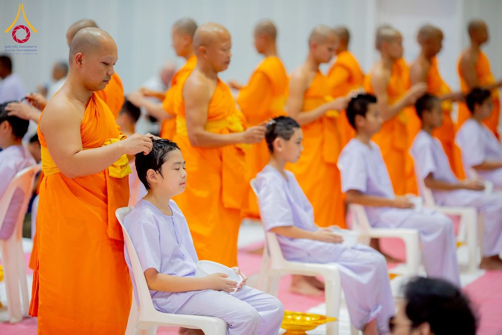 ภาพ No.213573:วันเสาร์ที่ 29 มีนาคม พ.ศ. 2568 พิธีปลงผม โครงการสามเณรยุวธรรมทายาท รุ่นที่ 33 โครงการสามเณรมัชฌิมธรรมทายาท รุ่นที่ 29 ณ ห้องปฏิบัติธรรมวิหารคด คอร์ 13 วัดพระธรรมกาย