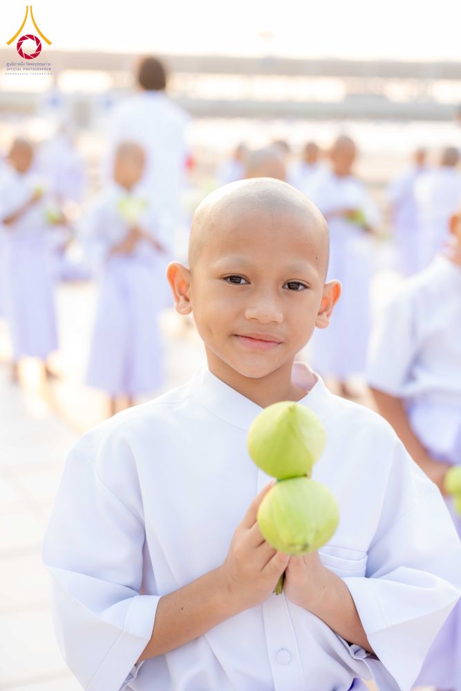 ภาพ No.319400:วันเสาร์ที่ 4 เมษายน พ.ศ.2569 พิธีขอขมา มอบผ้าไตร และถวายบาตรแด่นาคธรรมทายาท ในโครงการบรรพชาสามเณรฟื้นฟูพระพุทธศาสนาทั่วไทย โครงการหน่อแก้วเปรียญธรรม รุ่นที่ 14 โครงการสามเณรยุวธรรมทายาท รุ่นที่ 34 โครงการสามเณรมัชฌิมธรรมทายาท รุ่นที่ 30 ณ สภาธรรมกายสากล