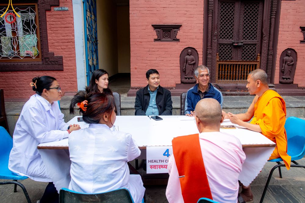 ภาพ No.313166:วันอังคารที่ 10 มีนาคม พ.ศ. 2569 ประมวลภาพบรรยากาศวันแรก โครงการบวชธรรมทายาท ประเทศเนปาล ณ วัดอเชศวร (Aksheswar Mahavihar )