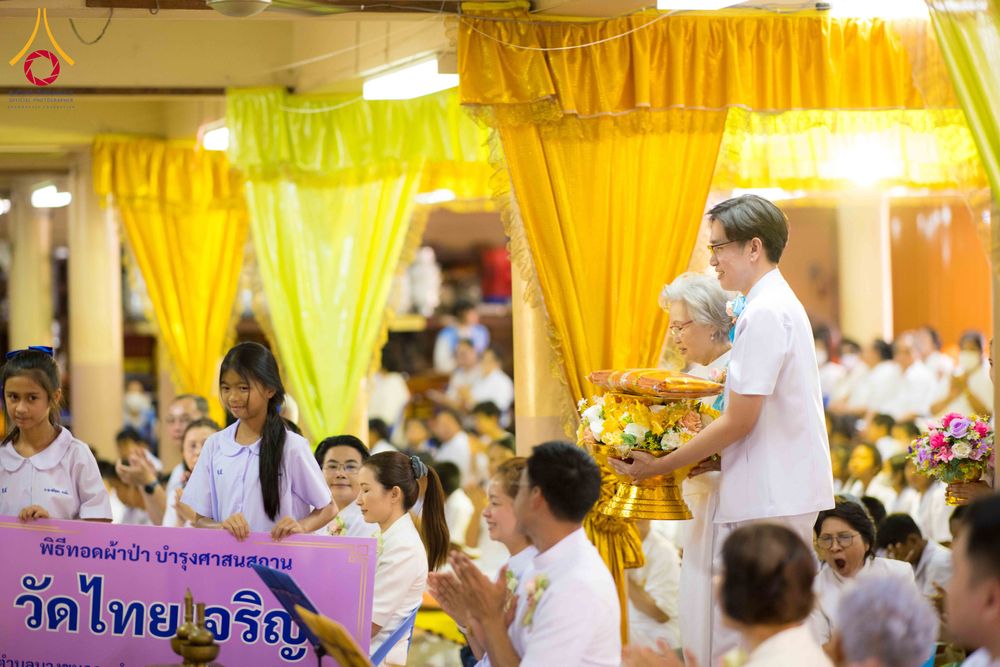 ภาพ No.304316:วันที่ 27 มกราคม พ.ศ. 2569 พิธีทอดผ้าป่าทำนุบำรุงศาสนสถาน ณ วัดไทยเจริญ อ.บางกรวย จ.นนทบุรี ในโครงการธรรมยาตรา กตัญญูบูชา มหาปูชนียาจารย์ พระมงคลเทพมุนี(สด จนฺทสโร) พระผู้ปราบมาร อนุสรณ์สถาน 7 แห่ง ปีที่ 14