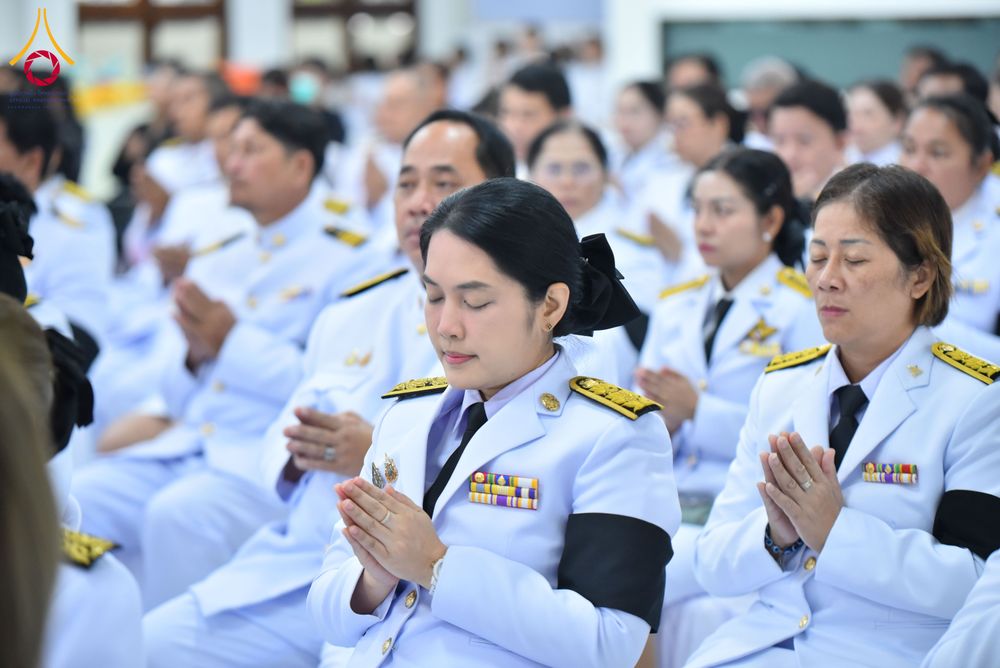 ภาพ No.280655:วันศุกร์ที่ 12 ธันวาคม พ.ศ.2568 พิธีบำเพ็ญกุศลปัญญาสมวาร (50 วัน) อุทิศถวายพระราชกุศลแด่ “พระพันปีหลวง” ณ วัดพระธรรมกาย