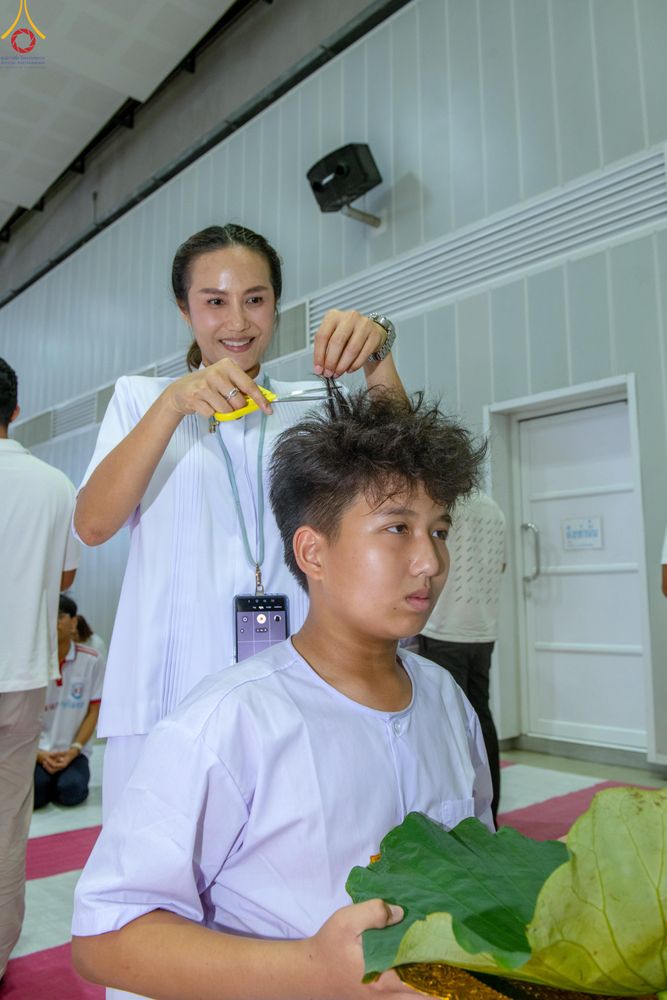 ภาพ No.316795:วันเสาร์ที่ 28 มีนาคม พ.ศ.2569 พิธีปลงผมนาคธรรมทายาท โครงการสามเณรยุวธรรมทายาท รุ่นที่ 34 โครงการสามเณรมัชฌิมธรรมทายาท รุ่นที่ 30 ณ มหารัตนวิหารคด 13 วัดพระธรรมกาย