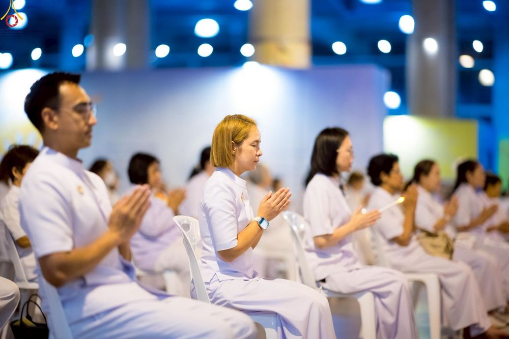 ภาพ No.244447:วันที่ 7 กันยายน พ.ศ. 2568 พิธีฉลองชัยสวดมนต์บทธัมมจักกัปปวัตตนสูตร 7,681,108,108 จบ ณ มหารัตนวิหารคด วัดพระธรรมกาย