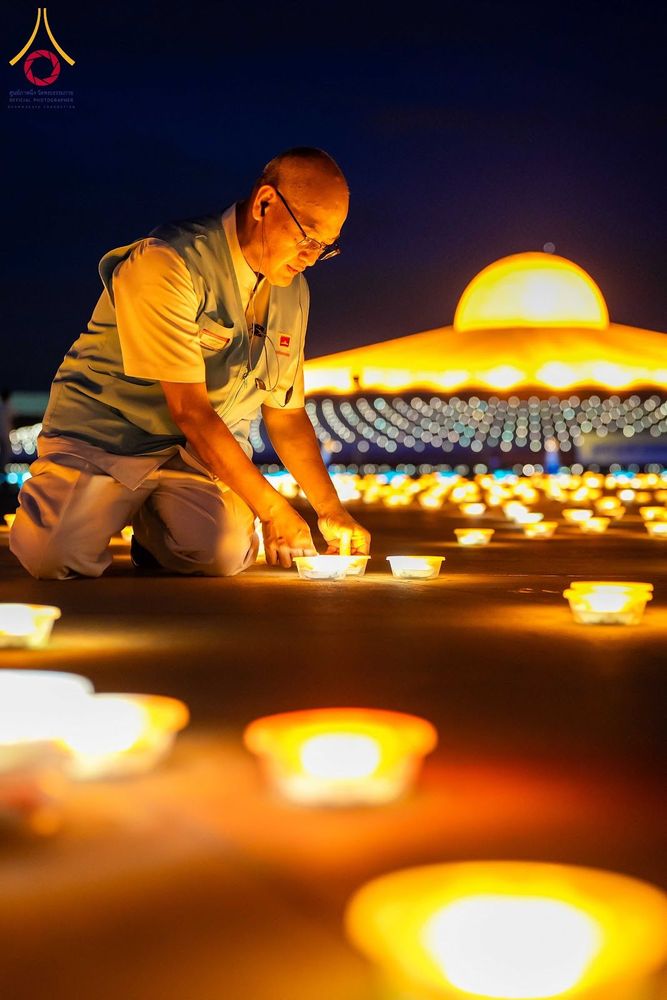 ภาพ No.345815:วันพฤหัสบดีที่ 27 สิงหาคม พ.ศ.2569 พิธีจุดประทีป เนื่องในวันธรรมชัย ณ วัดพระธรรมกาย ปทุมธานี