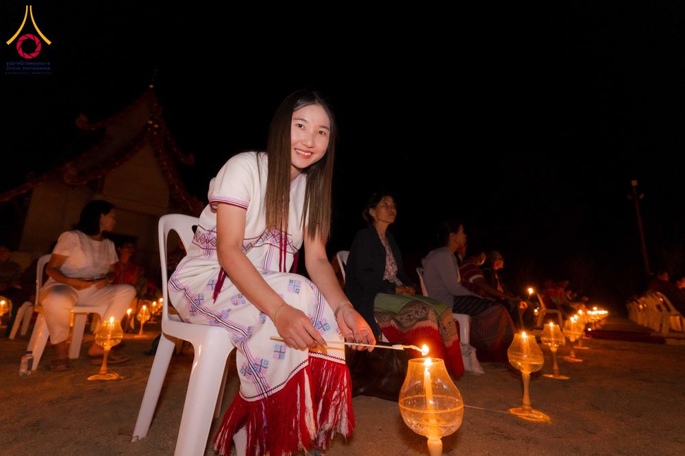 ภาพ No.309112:วันศุกร์ที่ 6 กุมภาพันธ์ พ.ศ.2569 พิธีจุดประทีปโคมลาน ปล่อยโคมลอยถวายเป็นพุทธบูชา  ณ ลานธรรมเจดีย์วัดทุ่งเจริญธรรม อ.อมก๋อย จ.เชียงใหม่