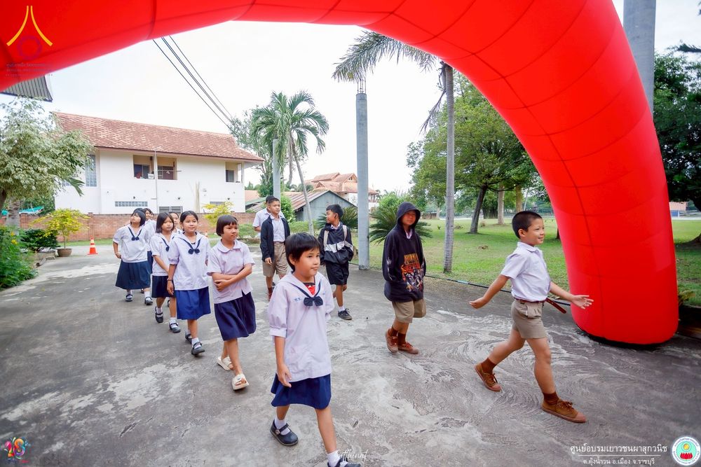 ภาพ No.271129:วันที่ 18 พฤศจิกายน พ.ศ. 2568 รวมพลังเด็กดี V-Star ผู้นำฟื้นฟูศีลธรรมโลก ประจำปี 2568 จังหวัดราชบุรี ณ ศูนย์อบรมเยาวชนผาสุกวนิช