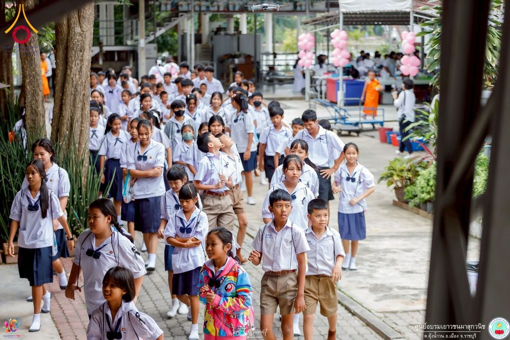 ภาพ No.271200:วันที่ 18 พฤศจิกายน พ.ศ. 2568 รวมพลังเด็กดี V-Star ผู้นำฟื้นฟูศีลธรรมโลก ประจำปี 2568 จังหวัดราชบุรี ณ ศูนย์อบรมเยาวชนผาสุกวนิช