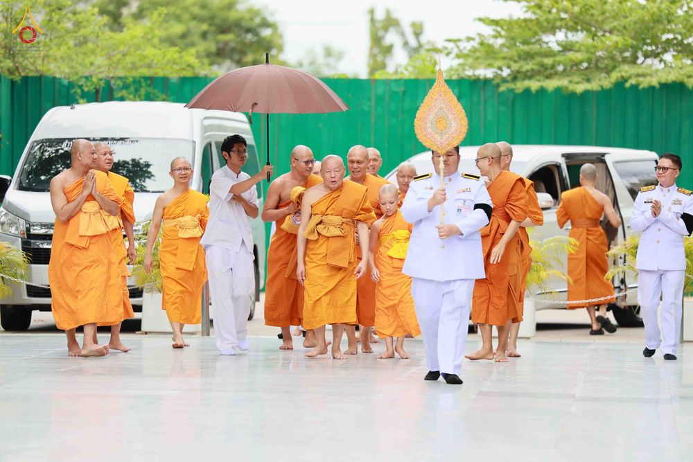 ภาพ No.341862:วันพุธที่ 29 กรกฎาคม พ.ศ. 2569 พิธีอุปสมบทสามเณรประโยค 9 นาคในพระบรมราชานุเคราะห์ ณ โบสถ์พระไตรปิฏก วัดพระธรรมกาย
