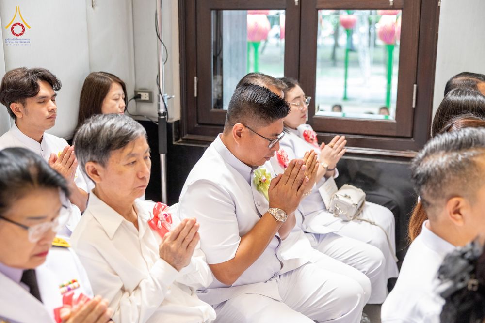 ภาพ No.332375:วันเสาร์ที่ 6 มิถุนายน พ.ศ.2569 พิธีต้อนรับสัญญาบัตร พัดยศ พระราชภาวนาวชิรวิเทศ วิ. ณ อุโบสถพระไตรปิฏก วัดพระธรรมกาย