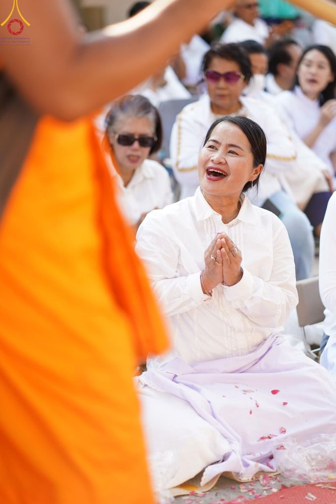 ภาพ No.195549:พิธีต้อนรับพระธรรมยาตรา ณ อนุสรณ์สถานลำดับที่ 4 สถานที่เกิดด้วยกายธรรม วัดโบสถ์(บน) ต.บางคูเวียง จ.นนทบุรี ในโครงการธรรมยาตรา กตัญญูบูชา มหาปูชนียาจารย์ พระมงคลเทพมุนี(สด จนฺทสโร) พระผู้ปราบมาร อนุสรณ์สถาน 7 แห่ง ปีที่ 13 วันที่ 15 มกราคม พ.ศ. 2568