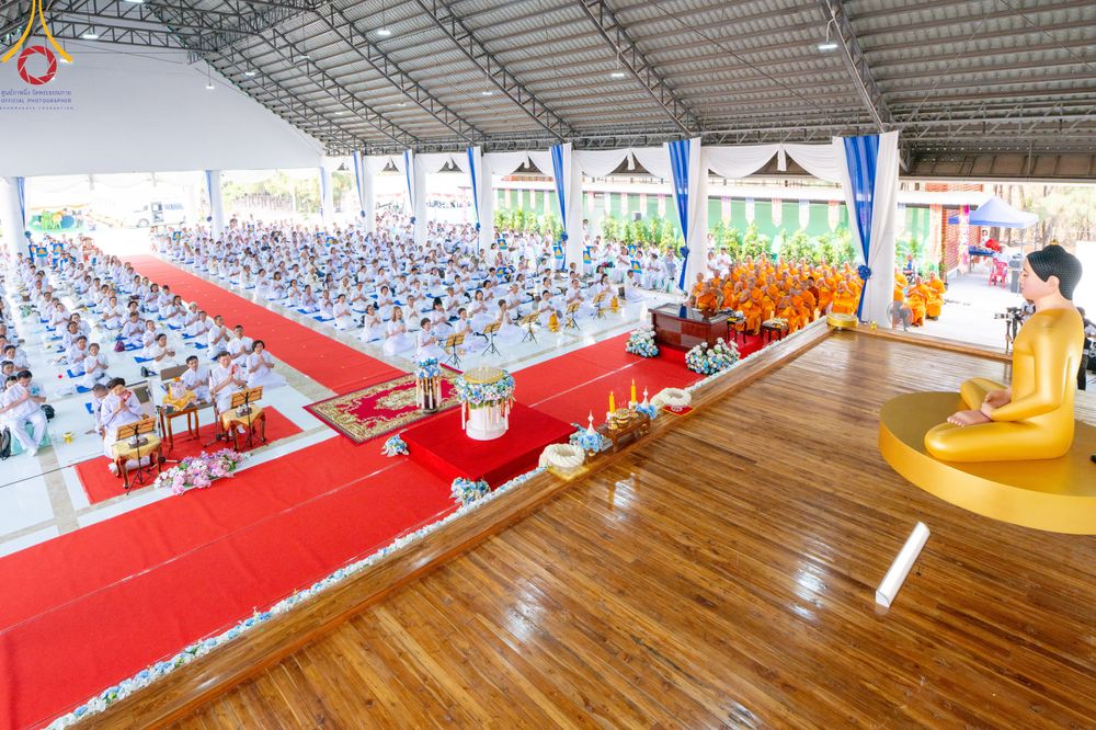 ภาพ No.311012:วันอาทิตย์ที่ 22 กุมภาพันธ์ พ.ศ. 2569 พิธีประดิษฐานพระประธาน “พระธรรมกาย” ณ ธุดงคสถานอำนาจเจริญ จังหวัดอำนาจเจริญ