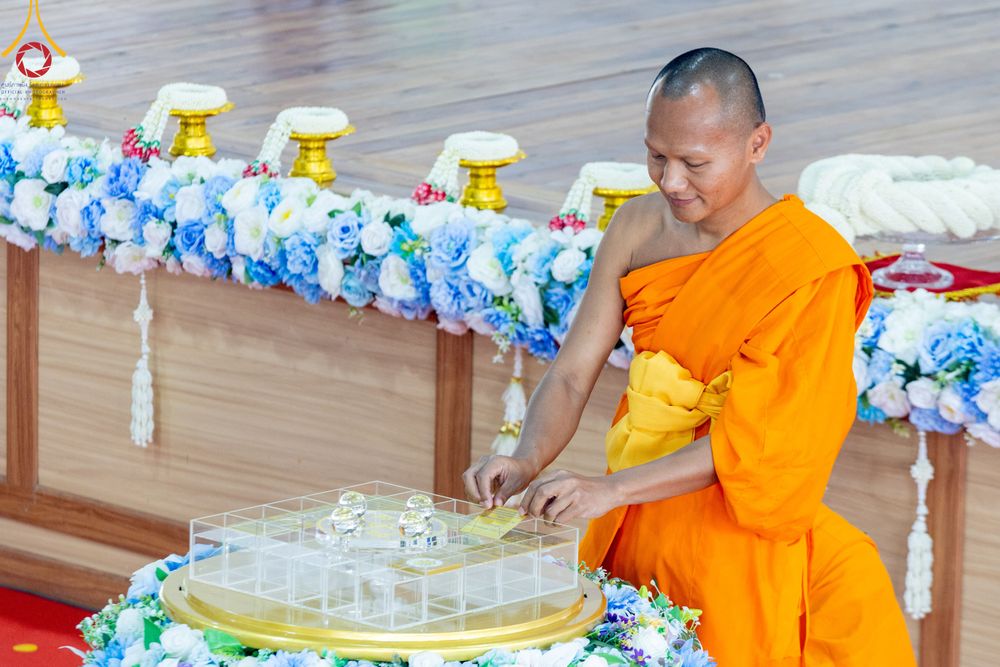 ภาพ No.310992:วันอาทิตย์ที่ 22 กุมภาพันธ์ พ.ศ. 2569 พิธีประดิษฐานพระประธาน “พระธรรมกาย” ณ ธุดงคสถานอำนาจเจริญ จังหวัดอำนาจเจริญ