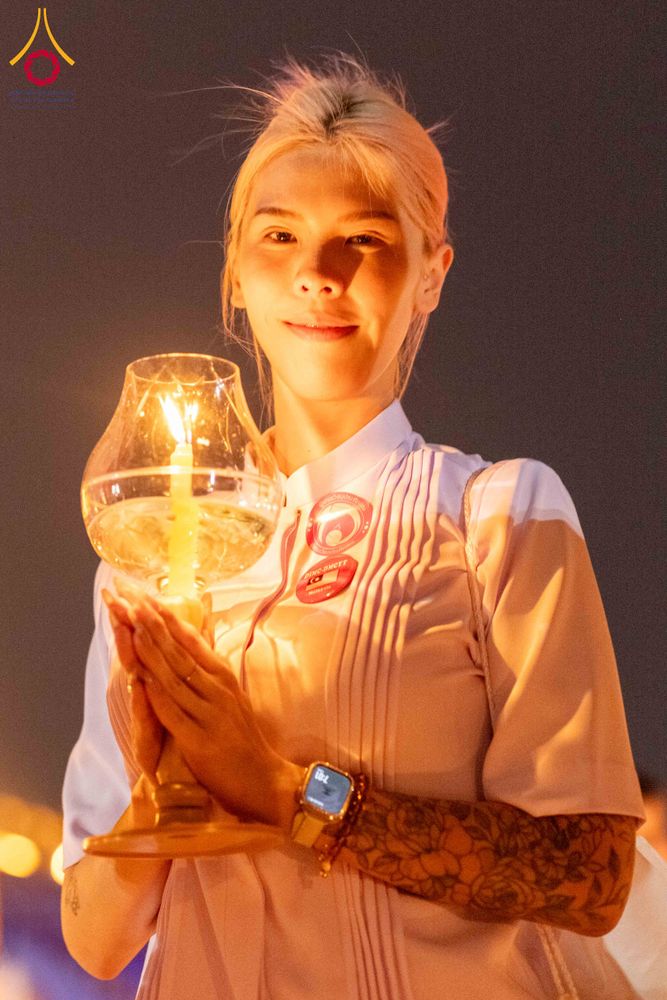 ภาพ No.312263:วันอังคารที่ 3 มีนาคม พ.ศ.2569 พิธีเวียนประทักษิณและจุดมาฆประทีป (ภาพชุดที่ 2) ณ ลานธรรมพระมหาธรรมกายเจดีย์ วัดพระธรรมกาย