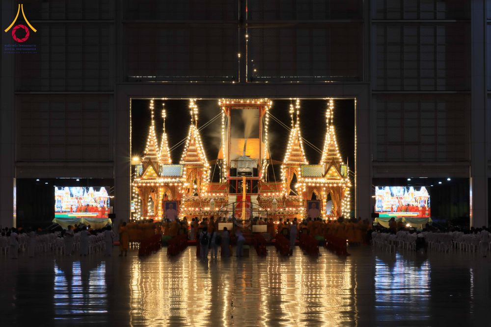 ภาพ No.316706:วันอาทิตย์ที่ 29 มีนาคม พ.ศ. 2569 พิธีทอดผ้าบังสุกุลและพิธีชำระร่าง โยมพ่อณรงค์ จินตมากุล  สิริอายุ 99 ปี 11 เดือน โยมบิดา พระครูปลัดรัตนวีรวัฒน์ (รังสฤษดิ์ อิทฺธิจินตโก) ที่ปรึกษาเจ้าคณะจังหวัดปทุมธานี เจ้าอาวาสวัดพระธรรมกาย  ณ ฌาปนสถานชั่วคราว ทางเข้า 