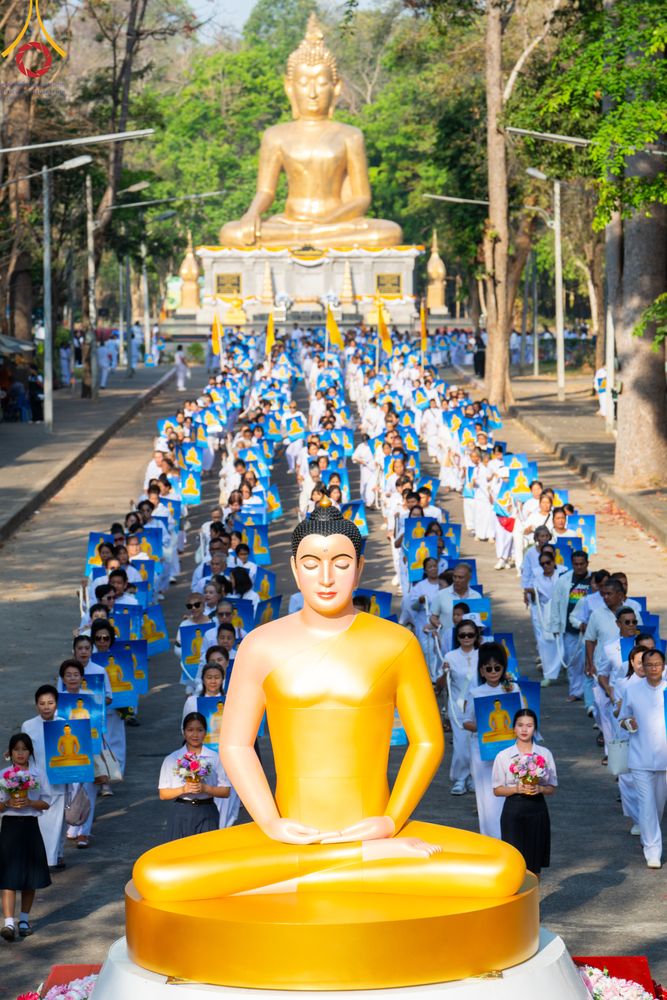 ภาพ No.310504:วันอาทิตย์ที่ 22 กุมภาพันธ์ พ.ศ. 2569 พิธีอัญเชิญพระประธาน “พระธรรมกาย” เพื่อไปประดิษฐาน ณ ธุดงเข้าสถานอำนาจเจริญ จังหวัดอำนาจเจริญ