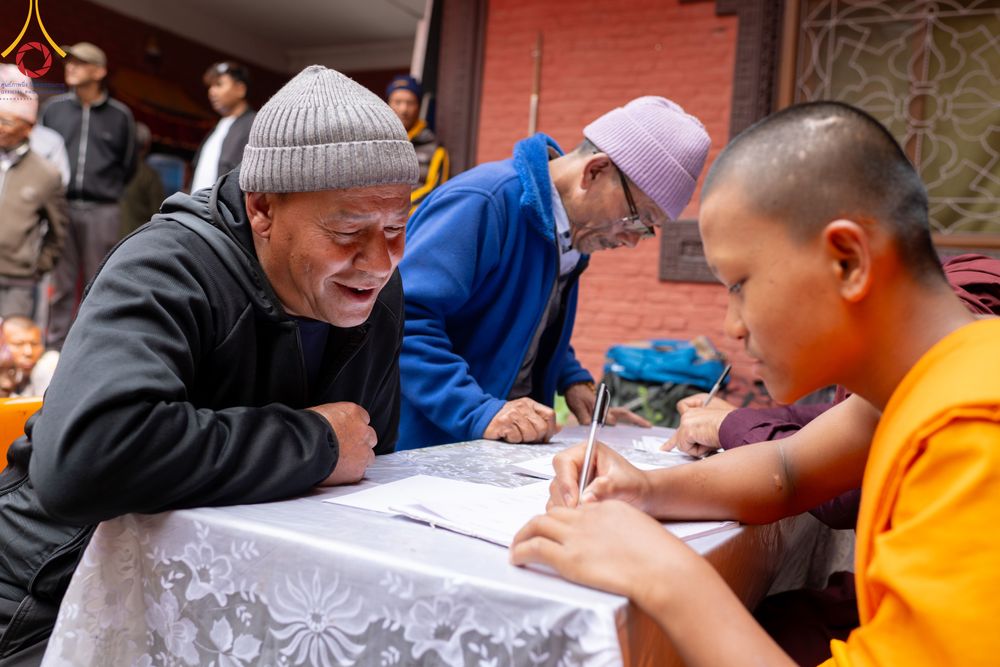 ภาพ No.313168:วันอังคารที่ 10 มีนาคม พ.ศ. 2569 ประมวลภาพบรรยากาศวันแรก โครงการบวชธรรมทายาท ประเทศเนปาล ณ วัดอเชศวร (Aksheswar Mahavihar )