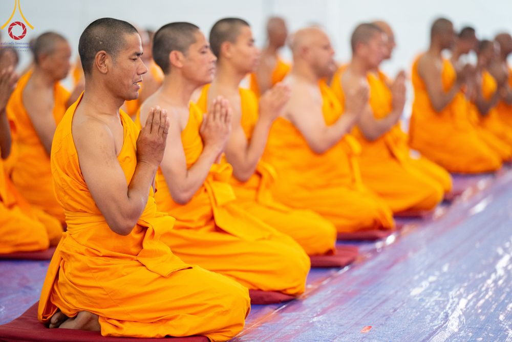 ภาพ No.315261:​วันอาทิตย์ที่ 22 มีนาคม พ.ศ.2569 สามเณรธรรมทายาทเนปาล 500 รูป ฟังธรรม สวดมนต์ ปฏิบัติธรรมร่วมกัน  ณ International Assembly and Meditation Hall Lumbini