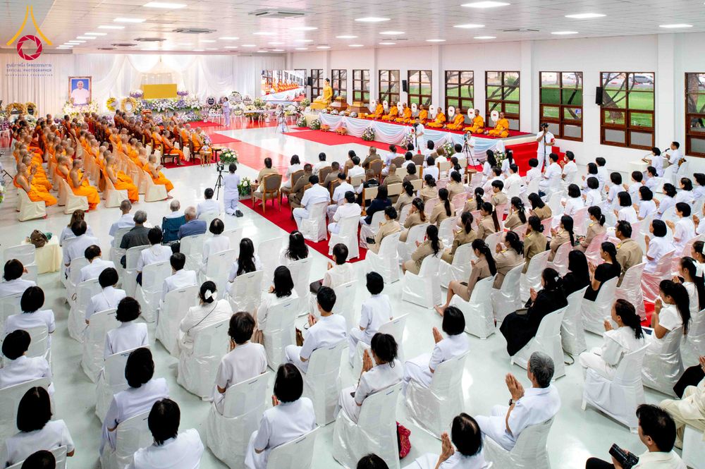 ภาพ No.315138:วันจันทร์ที่ 23 มีนาคม พ.ศ. 2569 พิธีบำเพ็ญกุศล คุณพ่อณรงค์ จินตมากุล  สิริอายุ 99 ปี 11 เดือน โยมบิดา พระครูปลัดรัตนวีรวัฒน์ (รังสฤษดิ์ อิทฺธิจินตโก) ที่ปรึกษาเจ้าคณะจังหวัดปทุมธานี เจ้าอาวาสวัดพระธรรมกาย  ณ ห้องปลูกศรัทธา 2 วัดพระธรรมกาย ปทุมธานี