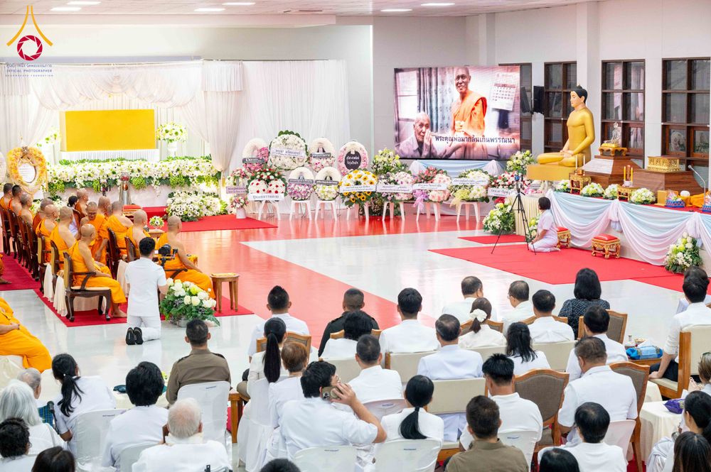 ภาพ No.314578:วันศุกร์ที่ 20 มีนาคม พ.ศ. 2569 พิธีบำเพ็ญกุศล คุณพ่อณรงค์ จินตมากุล โยมบิดา พระครูปลัดรัตนวีรวัฒน์ (รังสฤษดิ์ อิทฺธิจินตโก) ที่ปรึกษาเจ้าคณะจังหวัดปทุมธานี เจ้าอาวาสวัดพระธรรมกาย  ณ ห้องปลูกศรัทธา 2 วัดพระธรรมกาย ปทุมธานี